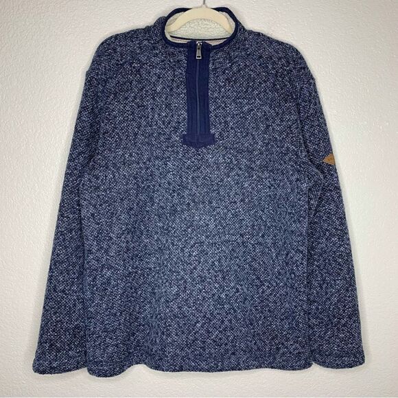 Orvis Men’s Size Medium Fleece Sherpa Lined Pullover Sweater - Picture 2 of 13